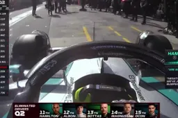 Dramatische kwalificatie voor Hamilton en valt uit in Q2