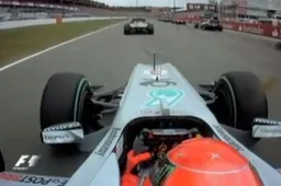 Een kijkje in Schumachers hoofd tijdens de Duitse GP in 2010