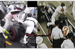 KIJKEN Gestuntel bij pitstop Mercedes ultieme ode aan oude tijden…