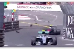 Herkenbaar: Button krijgt ruzie met putdeksel in Monaco, 2016