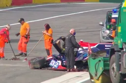Another big crash at Eau-Rouge