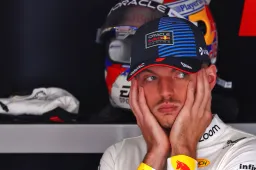 Watch Verstappen react to the moment Hamilton ran across the gravel