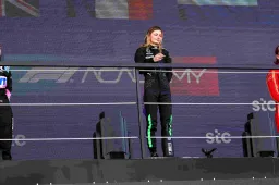 F1-Academy-Rennsieger Pin wird nach einem Vergehen nach dem Rennen disqualifiziert
