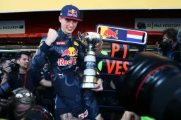 Vandaag acht jaar geleden: Eerste Formule 1-overwinning Verstappen