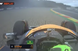 Norris maakt uitstapje door grindbak in Q1 van de kwalificatie GP België