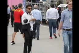 WATCH: Visually-impaired fan gets a ride in an F1 car