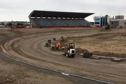 Asfalt ligt er in Zandvoort bijna helemaal op