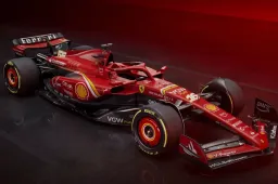 Ferrari presenteert de nieuwe SF-24 voor het F1-seizoen van 2024