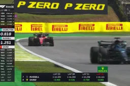 Russell zit gefrustreerd vast achter Hamilton: 'Dit is toch duidelijk?!'