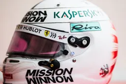 Dit is de speciale helm van Vettel voor de Grand Prix van Japan