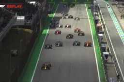 Mega start for Norris and Hamilton prior to crash at Brazilian Grand Prix