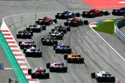 Madness: Driving Formula 1 cars around a Mario Kart circuit!