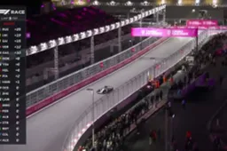Verstappen werkt zijn weg naar voren in Grand Prix Las Vegas