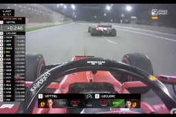 Leclerc haalt Vettel in voor P1 tijdens de GP van Bahrein
