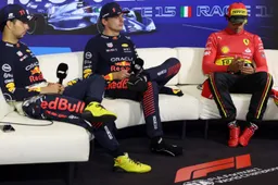 Sainz brinca com Pérez sobre apelido: "Ministro da Defesa"