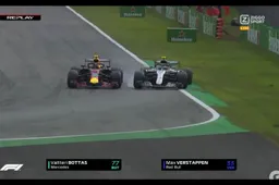 Max Verstappen kreeg vijf seconden tijdstraf voor deze actie op Bottas