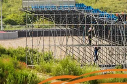 Tribunes worden gereed gemaakt voor Nederlandse Grand Prix