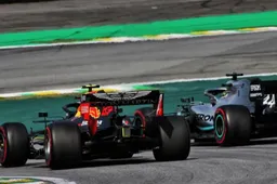 Watch: Alex Albon and Lewis Hamilton collide on last few laps of Brazilian GP!