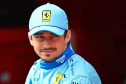 Leclerc se viste de azul en Miami