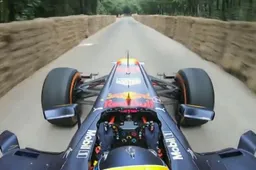 Onboard mee met de RB8 tijdens het Goodwood festival