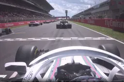 WATCH: Stroll came so close to crashing out in Spain!