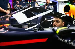 Foto's: Redbul test aeroscreen tijdens eerste vrije training