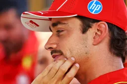 Leclerc blames 'the dirt' for this FP1 crash in Baku