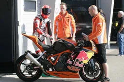 KTM factory team makes first meters during private test on the Red Bull Ring