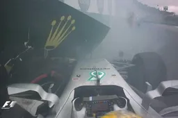 LEWIS HAMILTON CRASHT TIJDENS KWALIFICATIE BRAZILIË