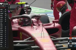 Ferrari vergeet vierde band voor Sainz en hindert Perez in pitstraat