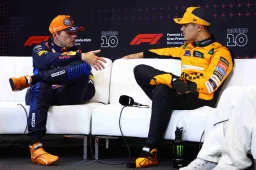 Claim Verstappen in green room weerlegd door Norris: 'Was genoeg ruimte'