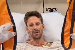 Grosjean reageert voor het eerst: "Wil graag zeggen dat ik oké ben"