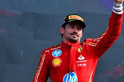 Leclerc en el séptimo cielo tras la victoria de Ferrari en casa: 'Dios mío, las emociones...'