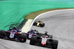 KIJKEN: Grosjean en Gasly zoeken elkaar na botsing op in de pit
