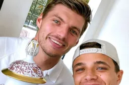 Verstappen recebe novo troféu do GP da Hungria; Norris marca presença