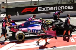 Crash Stroll zorgt voor vertraging bij Racing Point