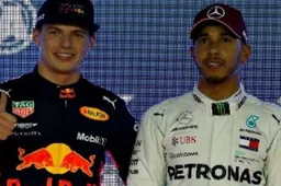 Hamilton hoopt op titelstrijd met Max Verstappen