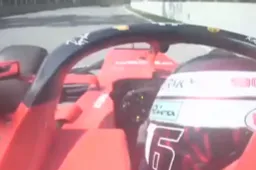 WATCH: Leclerc finds out about Vettel's penalty post-race and has class response