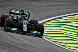 Hamilton secures pole position for the sprint race in Brazil, Verstappen P2