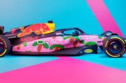 Verstappen conduce en Miami con una decoración especial del RB19 diseñada por un aficionado