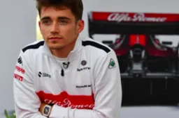 Suspension failure triggered Leclerc's gearbox issue as kerbs play their part