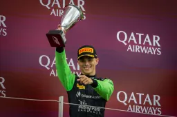 Maloney takes F2 pole in stop-start session, Antonelli P6 after FP1 crash
