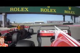 Video: Raikkonen flipt hem bij inhaalactie Verstappen: "F*ck me,...."