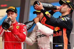 De overwinning van Ricciardo in Monaco evenaart het record uit 1987