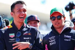 Albon: "We moesten wel, want we hadden scheuren in de banden opgelopen"