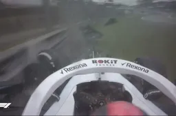 Robert Kubica veroorzaakt vroege rode vlag door crash