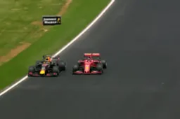 Zes minuten aan bloedstollende actie tussen Charles Leclerc en Max Verstappen