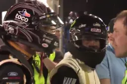 NASCAR driver throws punches after chequered flag!