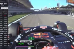 Bekijk hier de rapste ronde van Verstappen in Bahrein tijdens VT3