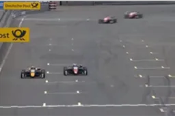 Een héél krappe finish - Laatste minuten van F3-race op Norisring